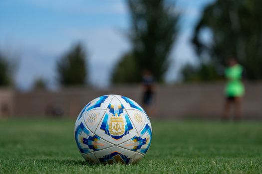 Supporters in Hoorn bekijken het wk voetbal speelschema knock-outs op een groot scherm tijdens een wedstrijdavond